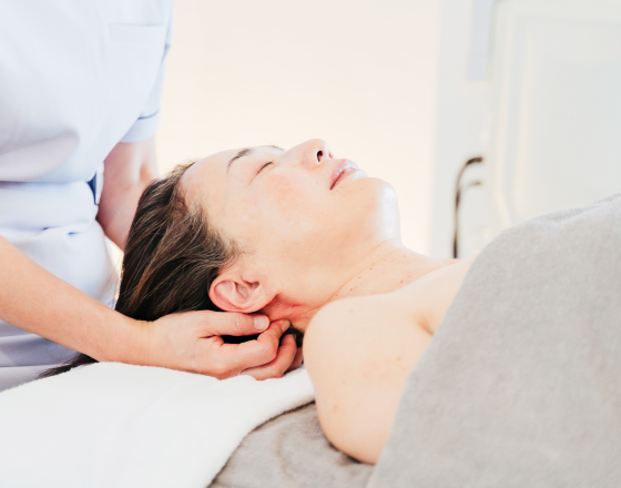 シートマスク＋頭蓋骨調整でお仕上げ